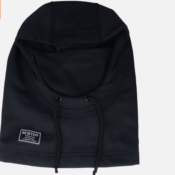 Burton Bonded Hood True Black Face Mask - Picture 1 of 3